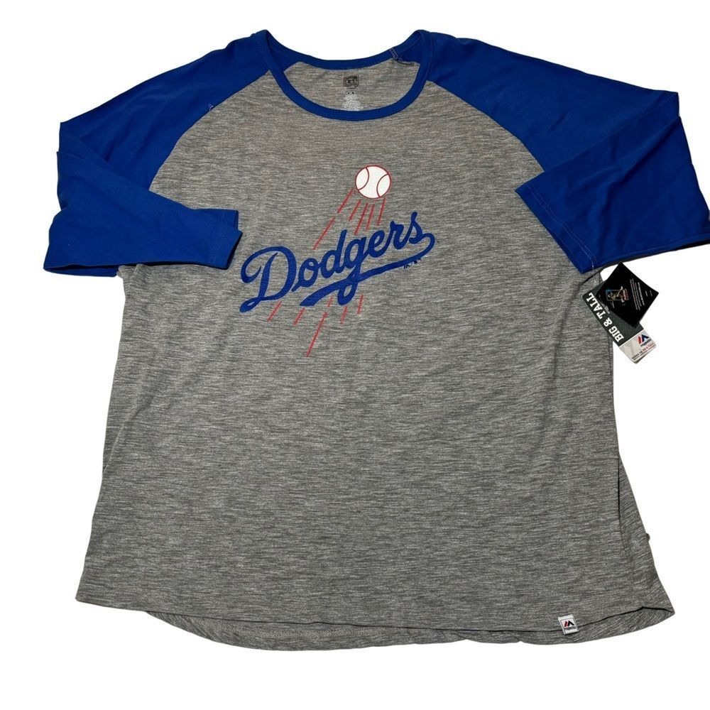 Men’s Cooperstown Dodgers majestic Clayton kershaw #22 size 3XL Big&Tall New!